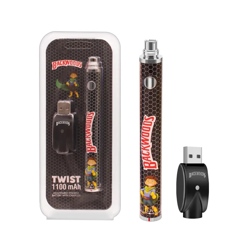 Backwoods Twist Preheat Battery 1100 mAh 510 Thread Vape Pen