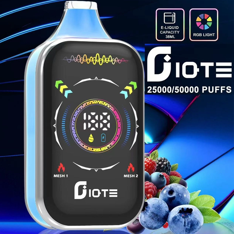 QST IQTE 25000 50000 Puffs LED Display Full Screen Wholesale Disposable Vape Puff 25k 50k Prefilled Pod Dual Mode