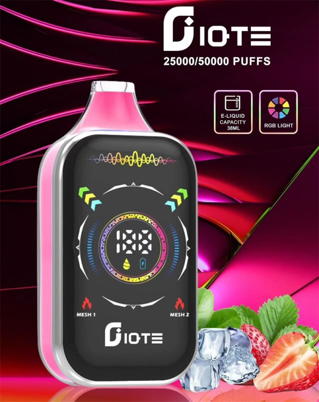QST IQTE 25000 50000 Puffs LED Display Full Screen Wholesale Disposable Vape Puff 25k 50k Prefilled Pod Dual Mode