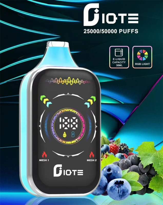 QST IQTE 25000 50000 Puffs LED Display Full Screen Wholesale Disposable Vape Puff 25k 50k Prefilled Pod Dual Mode