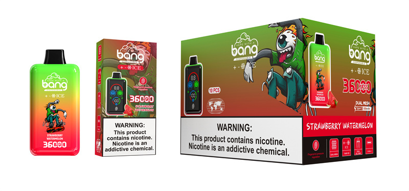Bang 36000 Puffs Smart Full Screen Turn Ice Wholesale Disposable Vape Puff 36k Prefilled Pod