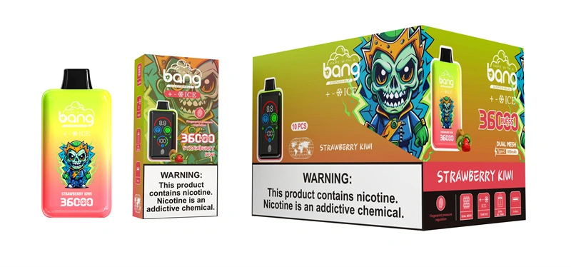 Bang 36000 Puffs Smart Full Screen Turn Ice Wholesale Disposable Vape Puff 36k Prefilled Pod