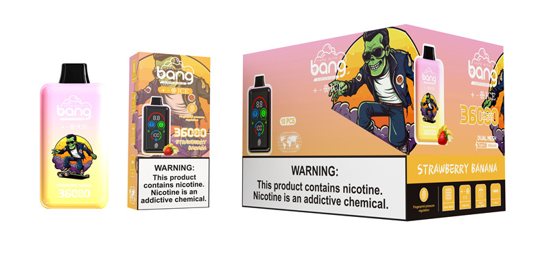 Bang 36000 Puffs Smart Full Screen Turn Ice Wholesale Disposable Vape Puff 36k Prefilled Pod