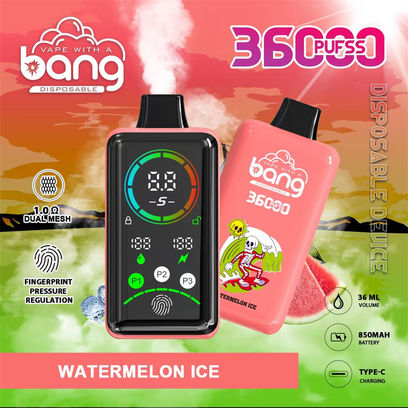 Bang 36000 Puffs Smart Full Screen Wholesale Disposable Vape Puff 36k Prefilled Pod