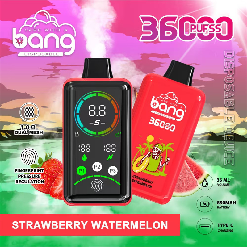 Bang 36000 Puffs Smart Full Screen Wholesale Disposable Vape Puff 36k Prefilled Pod