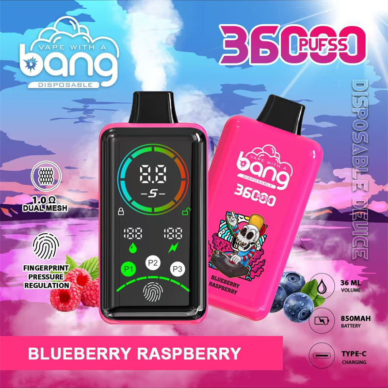 Bang 36000 Puffs Smart Full Screen Wholesale Disposable Vape Puff 36k Prefilled Pod