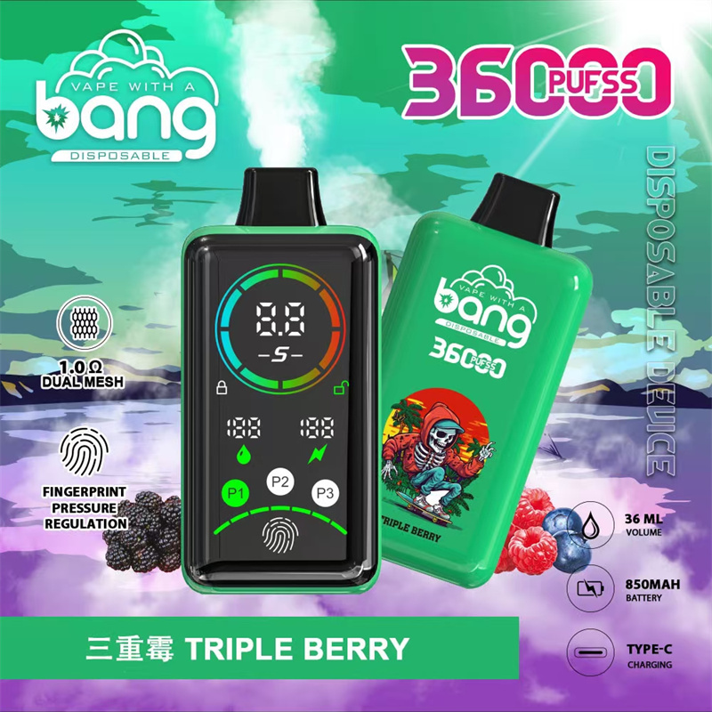 Bang 36000 Puffs Smart Full Screen Wholesale Disposable Vape Puff 36k Prefilled Pod
