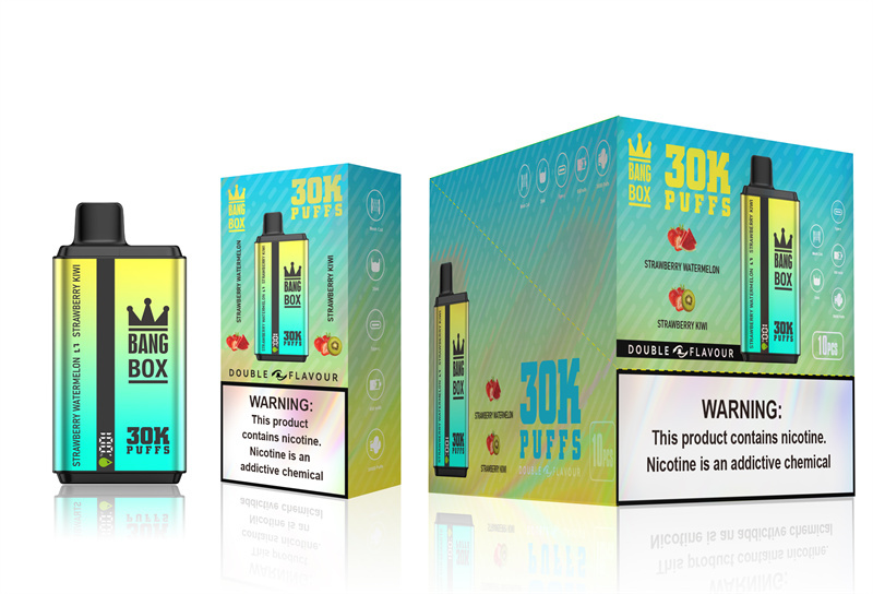 Puff 30k Bang Box 30000 Puffs Dual Flavors Smart Screen Wholesale Disposable Vape Electronic Cigarette Prefilled Pod