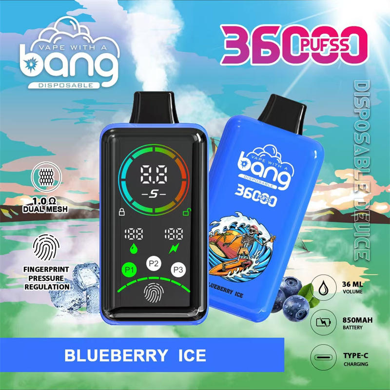 Bang 36000 Puffs Smart Full Screen Wholesale Disposable Vape Puff 36k Prefilled Pod