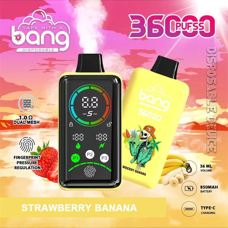 Bang 36000 Puffs Smart Full Screen Wholesale Disposable Vape Puff 36k Prefilled Pod