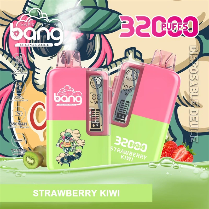 Puff 32k Bang 32000 Puffs Smart Screen Wholesale Disposable Vape E Cigarettes Prefilled Pod Double Mesh