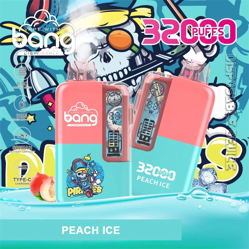 Puff 32k Bang 32000 Puffs Smart Screen Wholesale Disposable Vape E Cigarettes Prefilled Pod Double Mesh