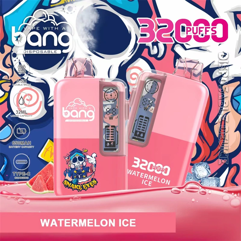 Puff 32k Bang 32000 Puffs Smart Screen Wholesale Disposable Vape E Cigarettes Prefilled Pod Double Mesh