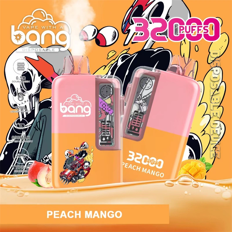 Puff 32k Bang 32000 Puffs Smart Screen Wholesale Disposable Vape E Cigarettes Prefilled Pod Double Mesh