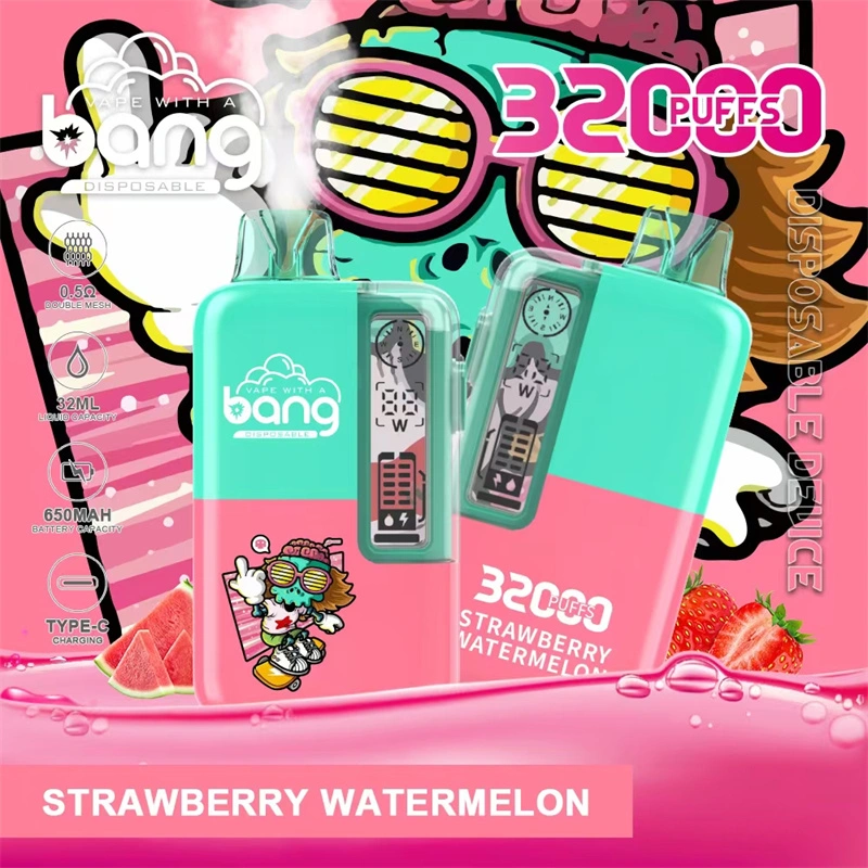 Puff 32k Bang 32000 Puffs Smart Screen Wholesale Disposable Vape E Cigarettes Prefilled Pod Double Mesh