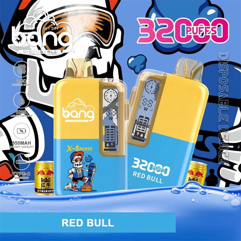 Puff 32k Bang 32000 Puffs Smart Screen Wholesale Disposable Vape E Cigarettes Prefilled Pod Double Mesh