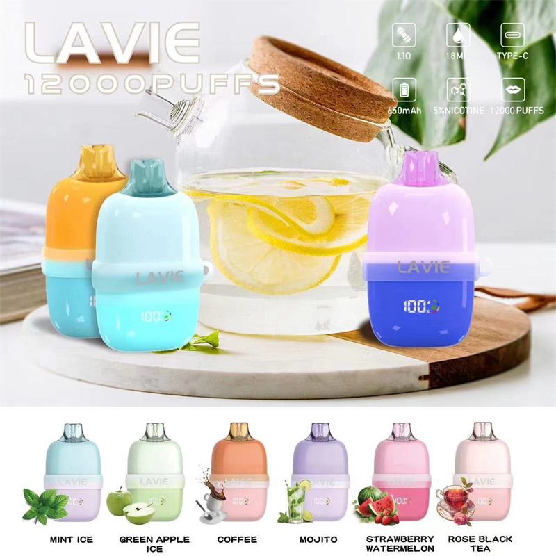 Puff 12k Lavie Insider 12000 Puffs Smart Screen Wholesale Disposable Vape Prefilled Pod