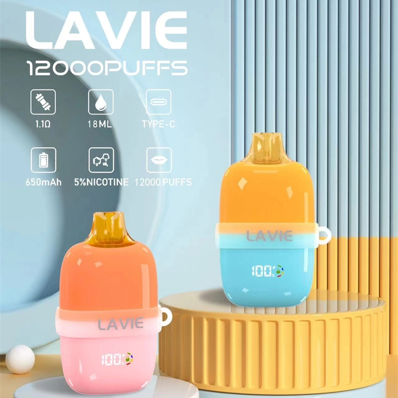 Puff 12k Lavie Insider 12000 Puffs Smart Screen Wholesale Disposable Vape Prefilled Pod