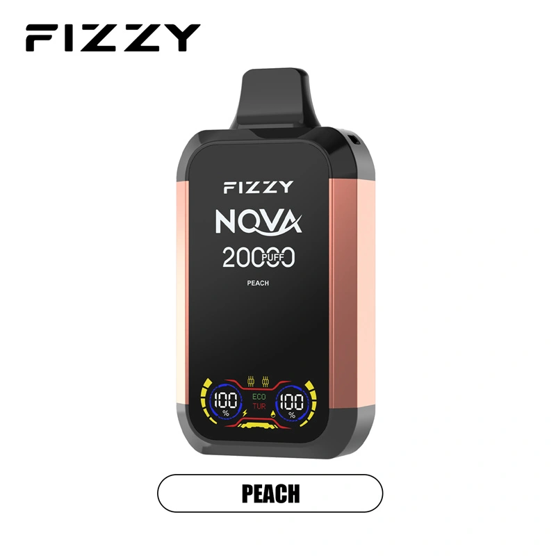 Fizzy Nova 20000 Puffs LCD Screen EU Warehouse Wholesale Disposable Vape Puff 20k E Cigarettes Double Mode Dual Mesh Coil