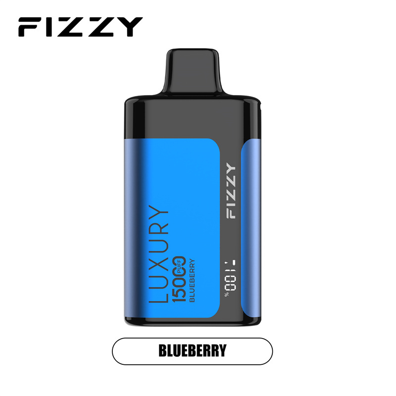 Fizzy Luxury 15000 Puffs LED Screen EU Warehouse Wholesale Disposable Vape Puff 15k E Cigarettes Airflow Adjustable