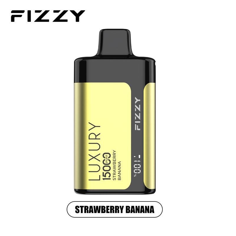 Fizzy Luxury 15000 Puffs LED Screen EU Warehouse Wholesale Disposable Vape Puff 15k E Cigarettes Airflow Adjustable