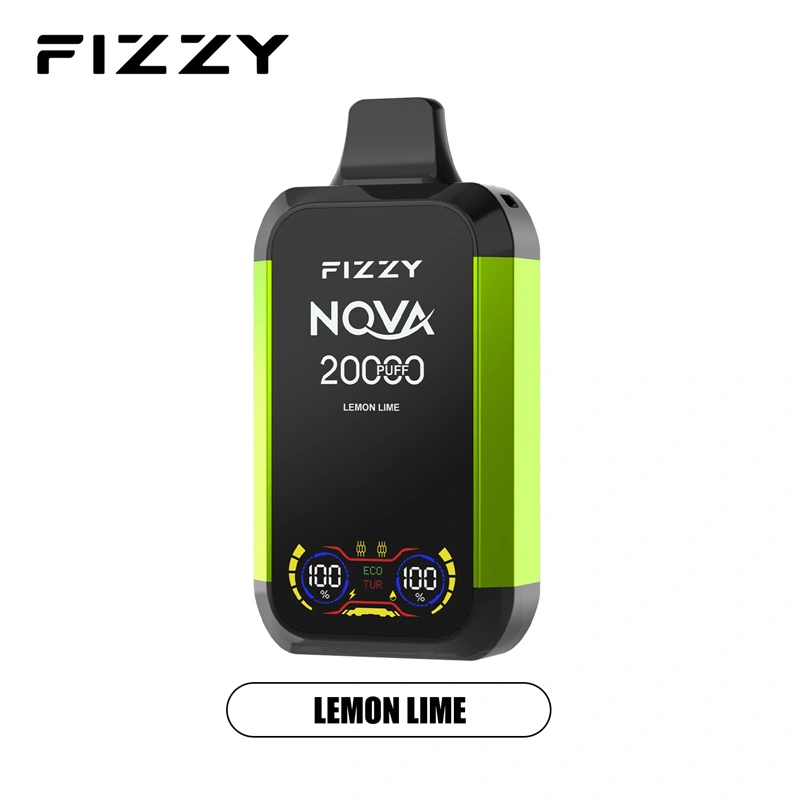 Fizzy Nova 20000 Puffs LCD Screen EU Warehouse Wholesale Disposable Vape Puff 20k E Cigarettes Double Mode Dual Mesh Coil