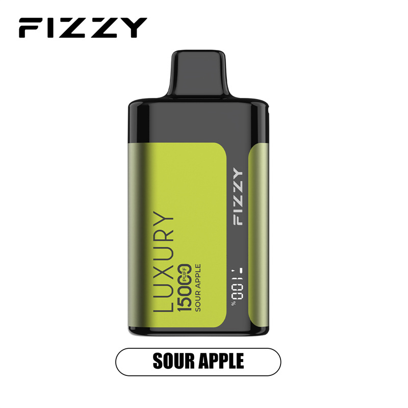 Fizzy Luxury 15000 Puffs LED Screen EU Warehouse Wholesale Disposable Vape Puff 15k E Cigarettes Airflow Adjustable