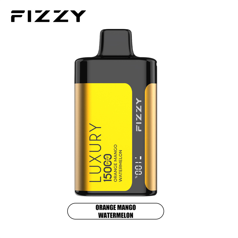 Fizzy Luxury 15000 Puffs LED Screen EU Warehouse Wholesale Disposable Vape Puff 15k E Cigarettes Airflow Adjustable