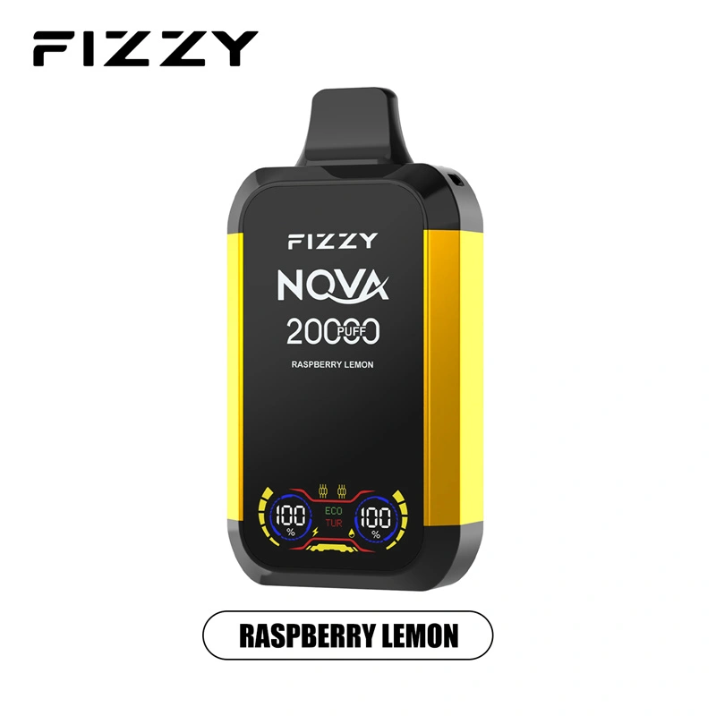 Fizzy Nova 20000 Puffs LCD Screen EU Warehouse Wholesale Disposable Vape Puff 20k E Cigarettes Double Mode Dual Mesh Coil