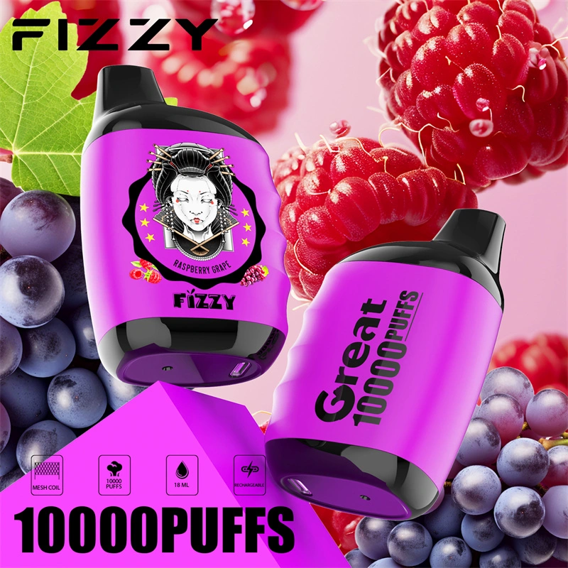 Fizzy Great 10000 Puffs EU Warehouse Wholesale Disposable Vape Puff 10k E Cigarettes