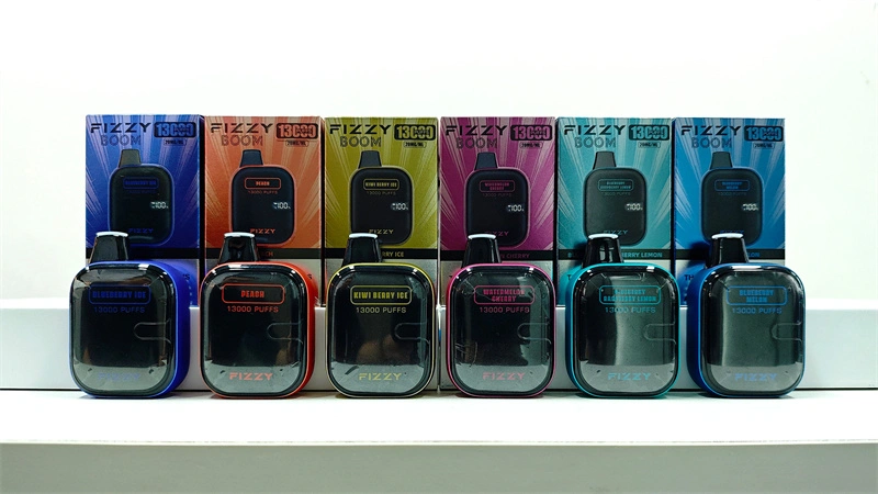 Fizzy Boom 13000 Puffs LED Screen EU Warehouse Wholesale Disposable Vape Puff 13k E Cigarettes
