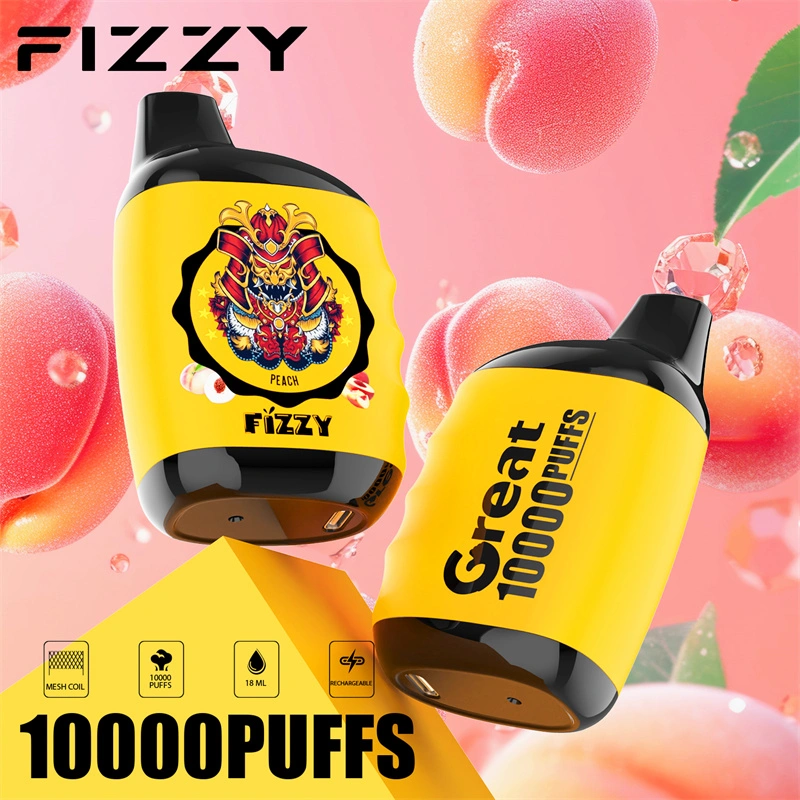 Fizzy Great 10000 Puffs EU Warehouse Wholesale Disposable Vape Puff 10k E Cigarettes