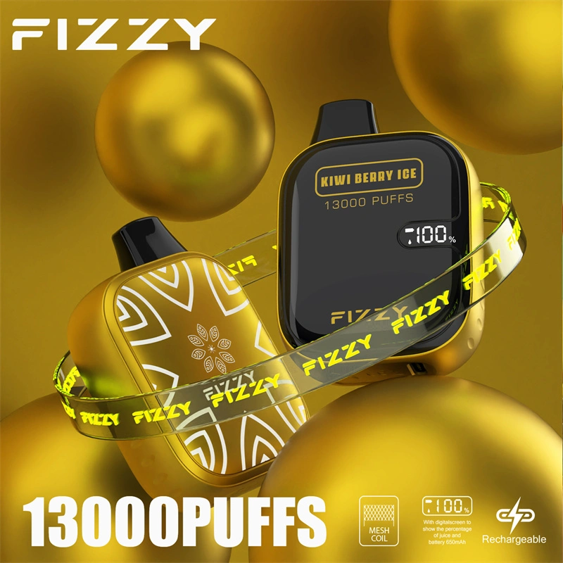 Fizzy Boom 13000 Puffs LED Screen EU Warehouse Wholesale Disposable Vape Puff 13k E Cigarettes