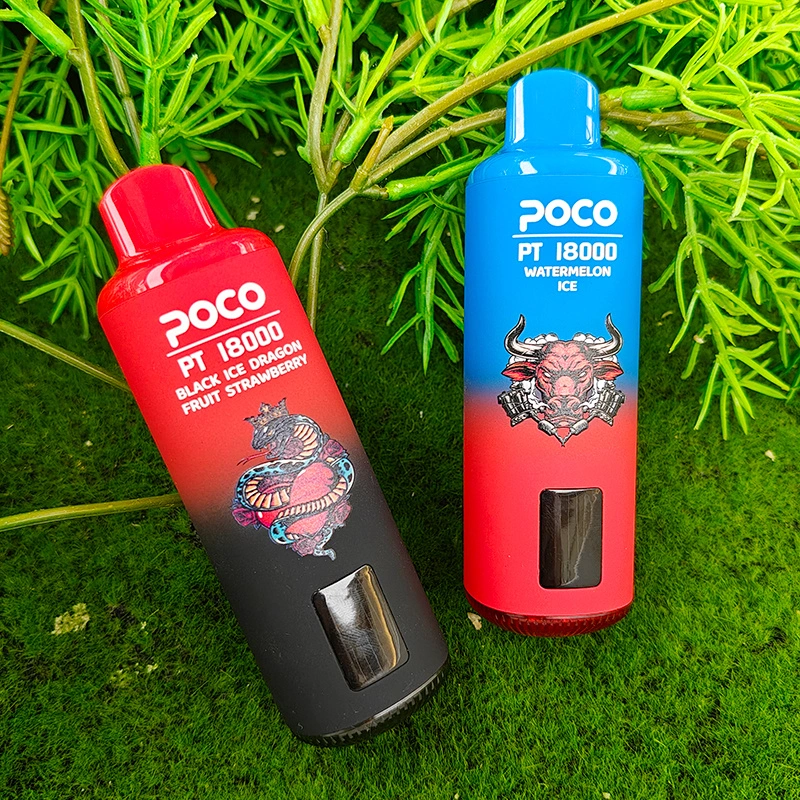 Poco PT 18000 Puffs Digital Screen Wholesale Disposable Vape EU Warehouse Pod Puff 18k Minimum Order 50pcs
