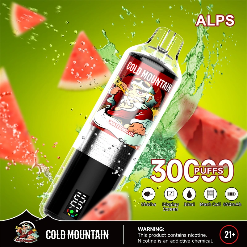 Feemo Cold Mountain 30000 Puffs Alps Smart Screen Display Puff 30k Wholesale Disposable Vape EU Warehouse Electronic Cigarette DTL Shisha Flavors