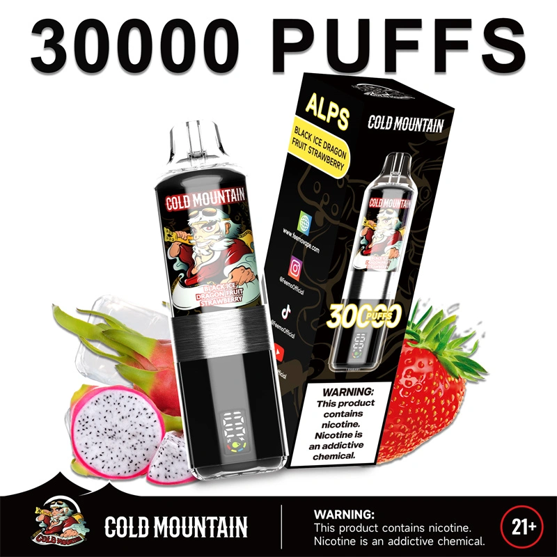 Feemo Cold Mountain 30000 Puffs Alps Smart Screen Display Puff 30k Wholesale Disposable Vape EU Warehouse Electronic Cigarette DTL Shisha Flavors
