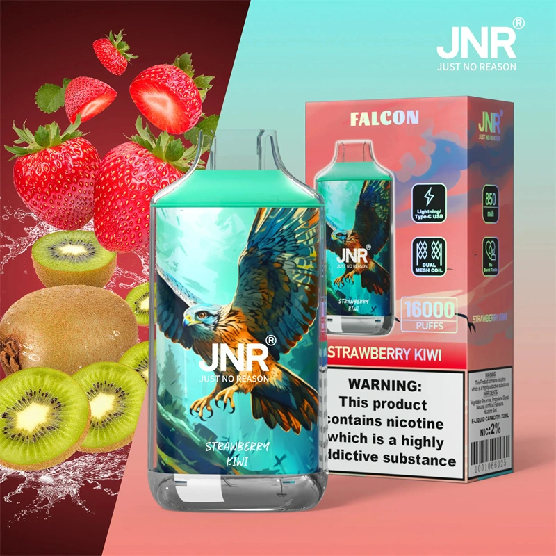 JNR Falcon 16000 Puffs Wholesale Disposable Vape Puff 16k Electronic Cigarette Dual Mesh Adjustable Airflow