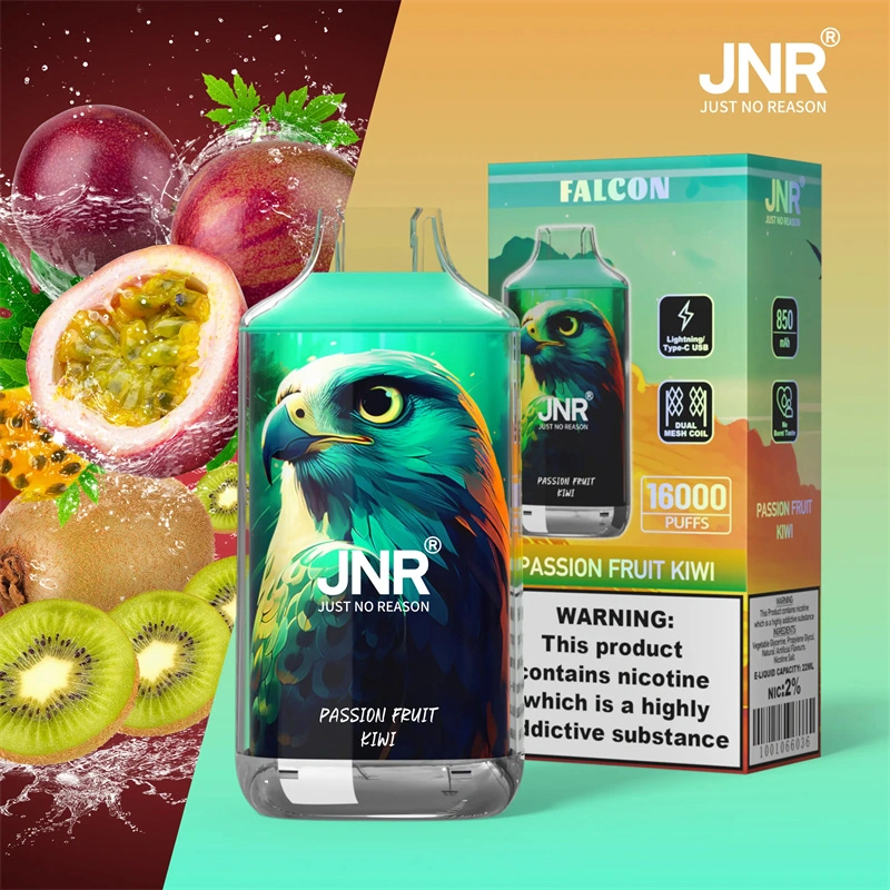 JNR Falcon 16000 Puffs Wholesale Disposable Vape Puff 16k Electronic Cigarette Dual Mesh Adjustable Airflow