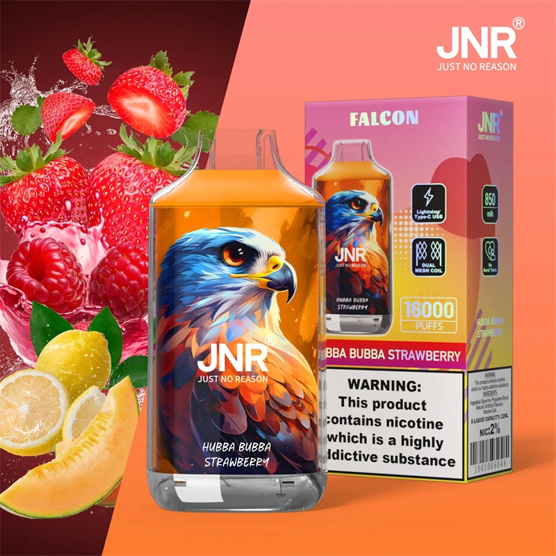 JNR Falcon 16000 Puffs Wholesale Disposable Vape Puff 16k Electronic Cigarette Dual Mesh Adjustable Airflow