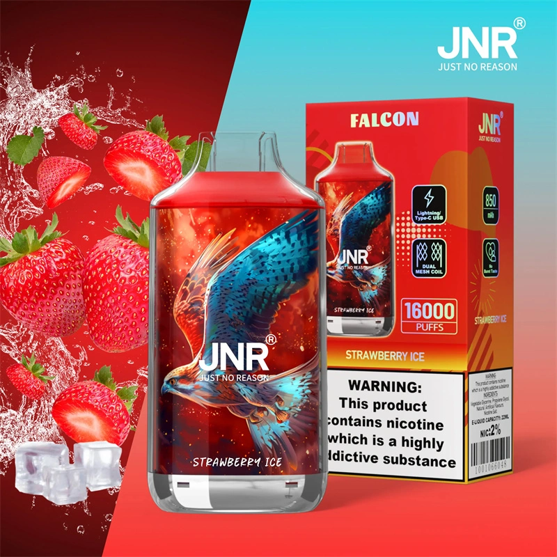 JNR Falcon 16000 Puffs Wholesale Disposable Vape Puff 16k Electronic Cigarette Dual Mesh Adjustable Airflow