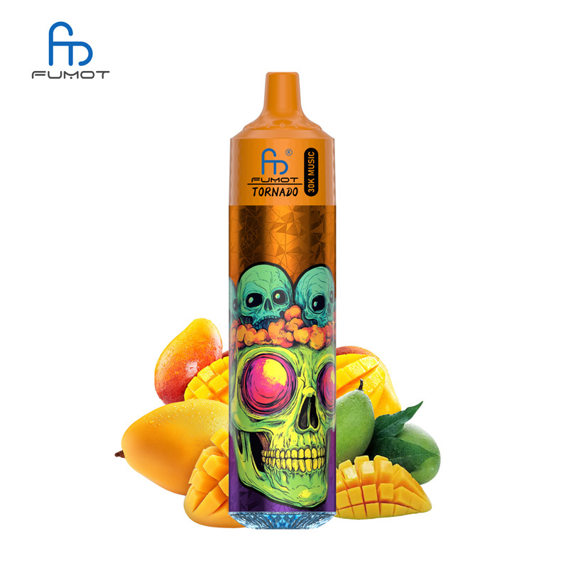 Fumot Randm Tornado 30000 Puffs Music Wholesale Disposable Vape Puff 30k Electronic Cigarette LED Light