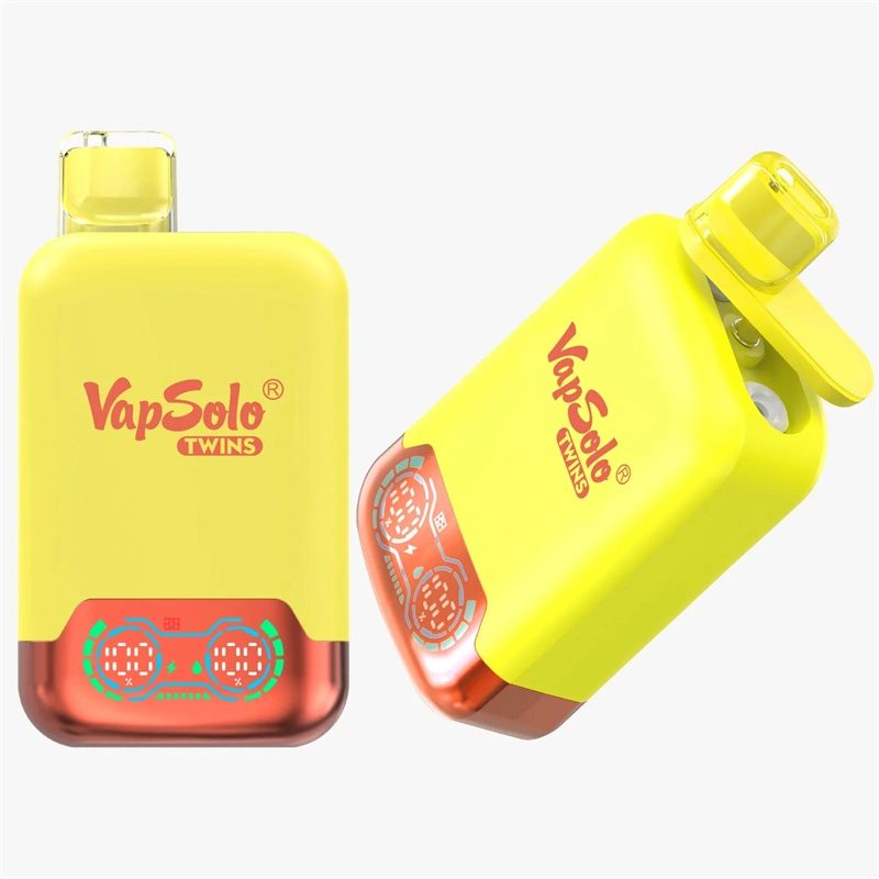 Vapsolo Twins 20000 Puffs Dual Flavors Smart Screen Wholesale Disposable Vape Puff 20k Electronic Cigarette Dual Tank