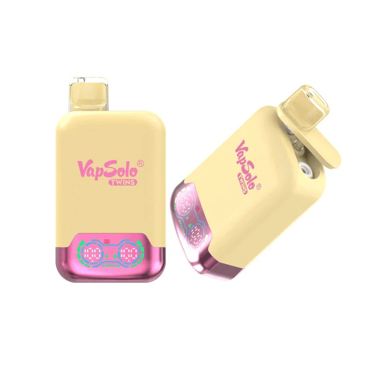 Vapsolo Twins 20000 Puffs Dual Flavors Smart Screen Wholesale Disposable Vape Puff 20k Electronic Cigarette Dual Tank