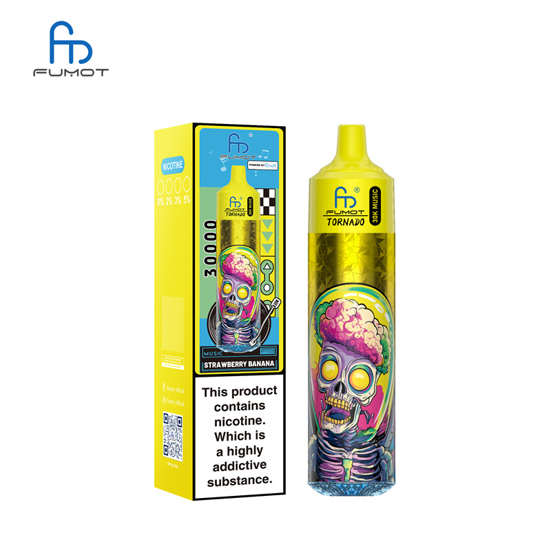 Fumot Randm Tornado 30000 Puffs Music Wholesale Disposable Vape Puff 30k Electronic Cigarette LED Light
