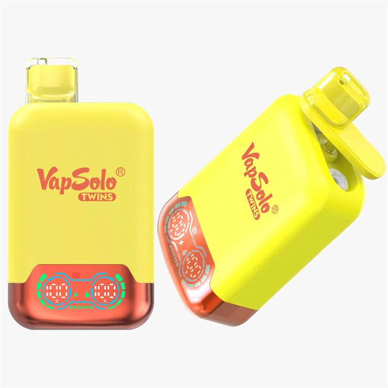 Vapsolo Twins 20000 Puffs Dual Flavors Smart Screen Wholesale Disposable Vape Puff 20k Electronic Cigarette Dual Tank