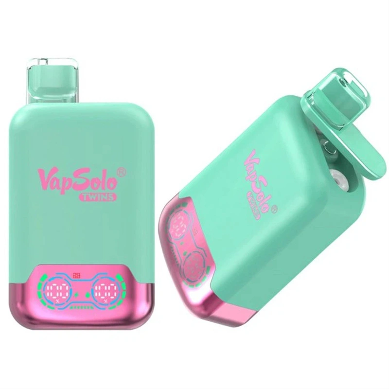 Vapsolo Twins 20000 Puffs Dual Flavors Smart Screen Wholesale Disposable Vape Puff 20k Electronic Cigarette Dual Tank