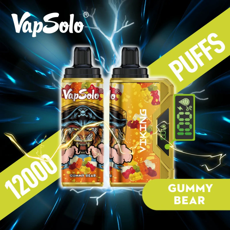 Vapsolo Viking 12000 Puffs LCD Screen Puff 12k Wholesale Disposable Vape Electronic Cigarette Adjustable Airflow