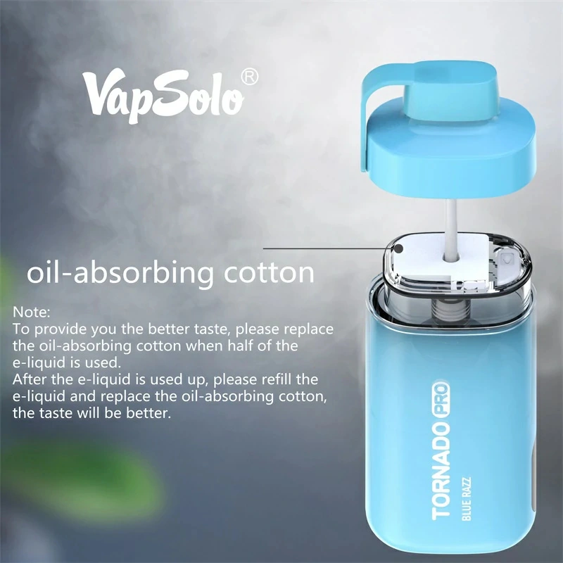 Vapsolo Tornado Pro 12000 Puffs Smart Screen Puff 12k Wholesale Disposable Vape Electronic Cigarette Adjustable Airflow