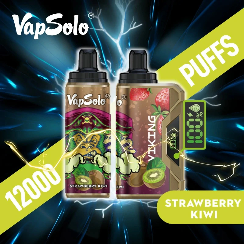 Vapsolo Viking 12000 Puffs LCD Screen Puff 12k Wholesale Disposable Vape Electronic Cigarette Adjustable Airflow