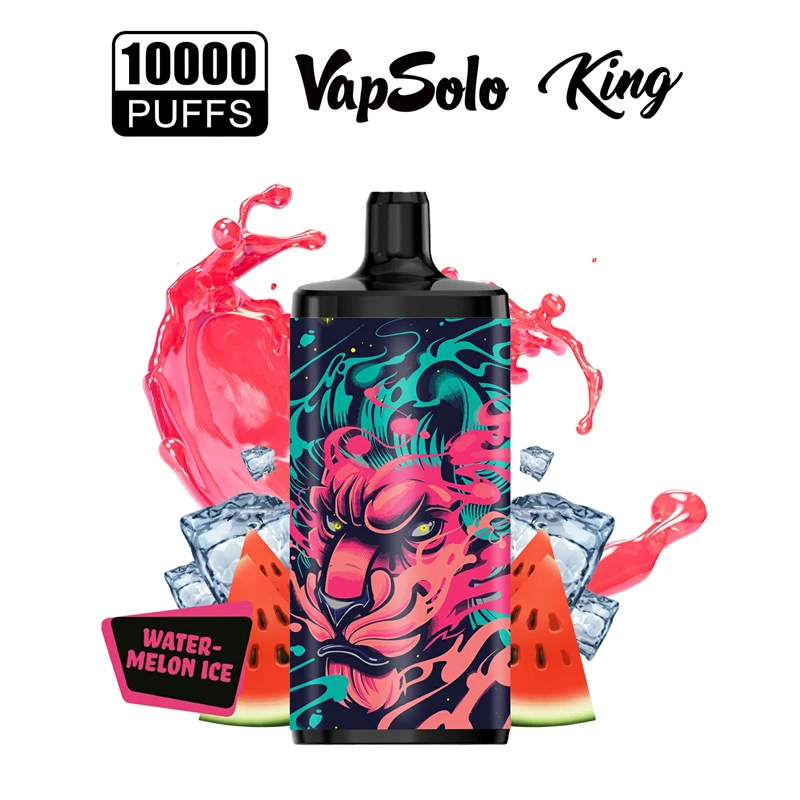 Vapsolo King 10000 Puffs Wholesale Disposable Vape Puff 10k Electronic Cigarette Adjustable Airflow